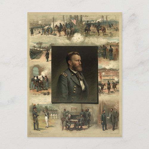 Ulysses S Grant 1885 Postcard