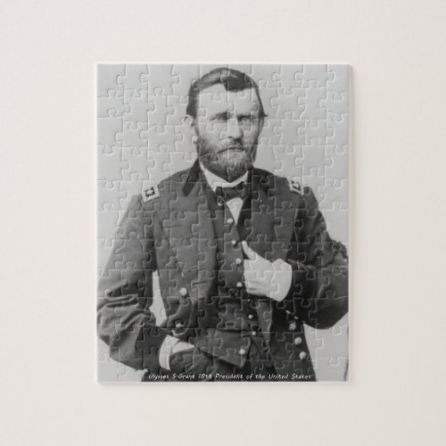 Ulysses S Grant  18th President of America Jigsaw Puzzle