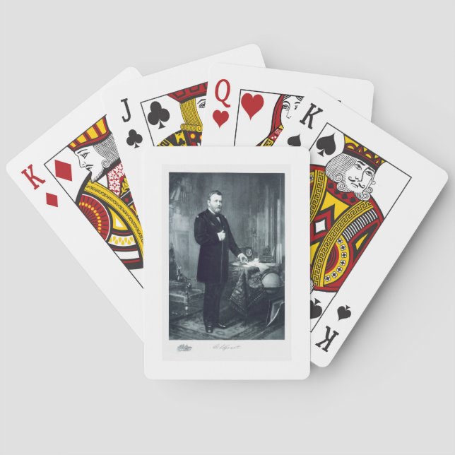 Ulysses S. Grant, 18th President of the United Sta Poker Cards (Back)