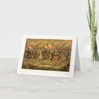 Ulysses S. Grant and His Generals by E. Boell 1865 Card