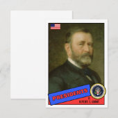 Ulysses S. Grant Baseball Card (Front/Back)