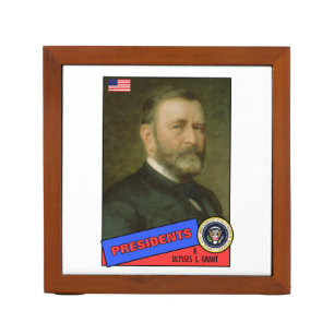 Ulysses S. Grant Baseball Card Pencil Holder