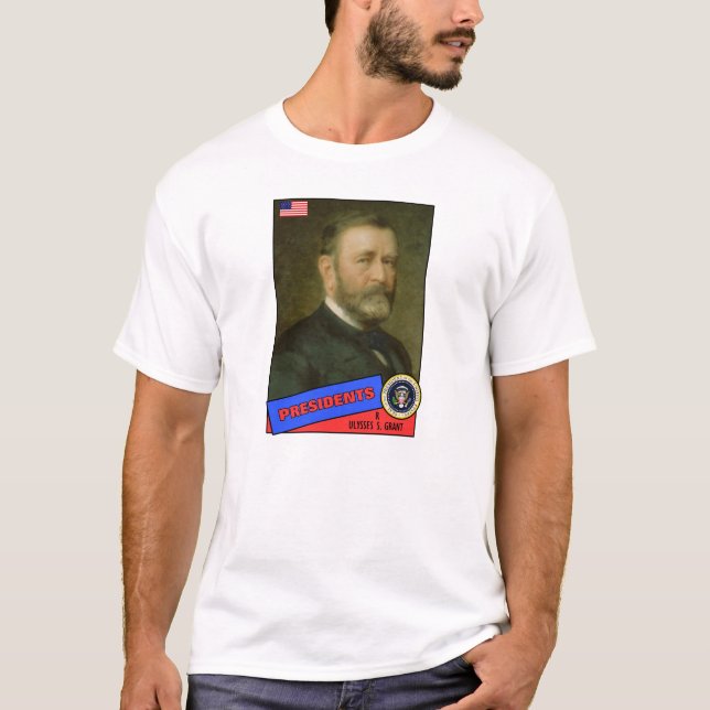 Ulysses S. Grant Baseball Card T-Shirt (Front)