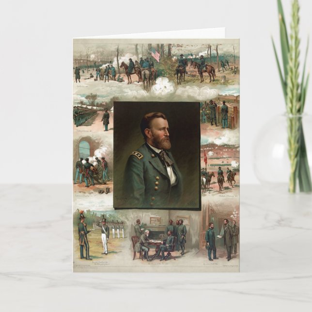 Ulysses S. Grant from West Point to Appomattox Card (Front)