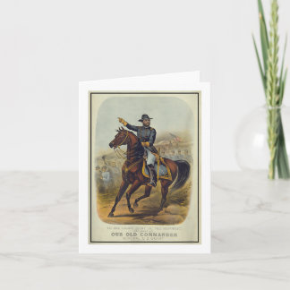 Ulysses S. Grant On Horseback Card