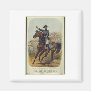 Ulysses S. Grant On Horseback Magnet