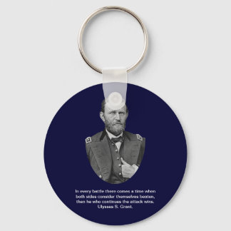 Ulysses S. Grant quotes. Keychain