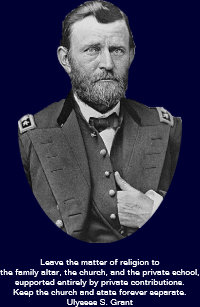 Ulysses S Grant Quotes On Church And State Button Ulysses S Grant Quotes On Church And State Button