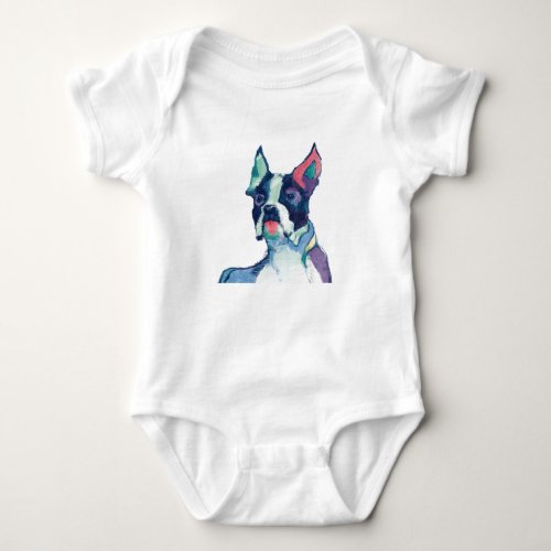 Ulysses Watercolor Pastel Baby Bodysuit