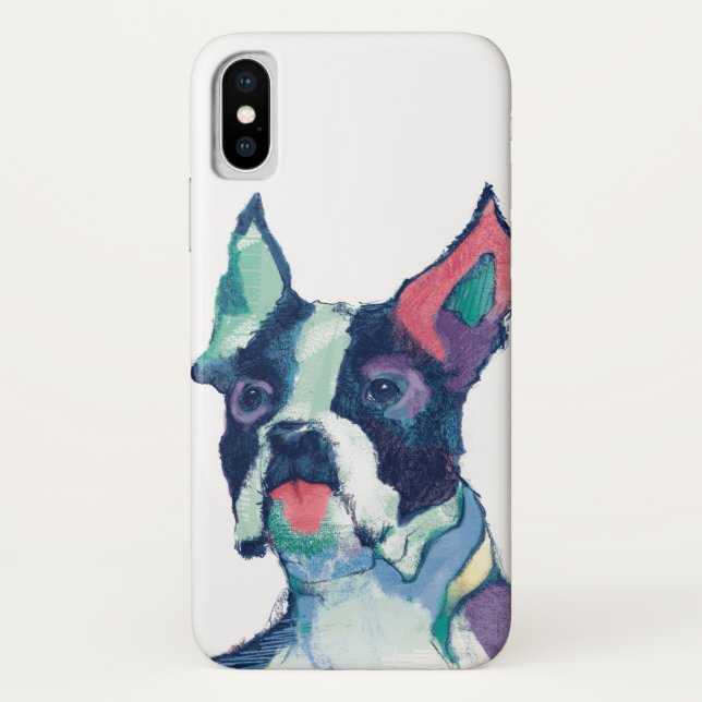 Ulysses Watercolor Pastel Case-Mate iPhone Case (Back)