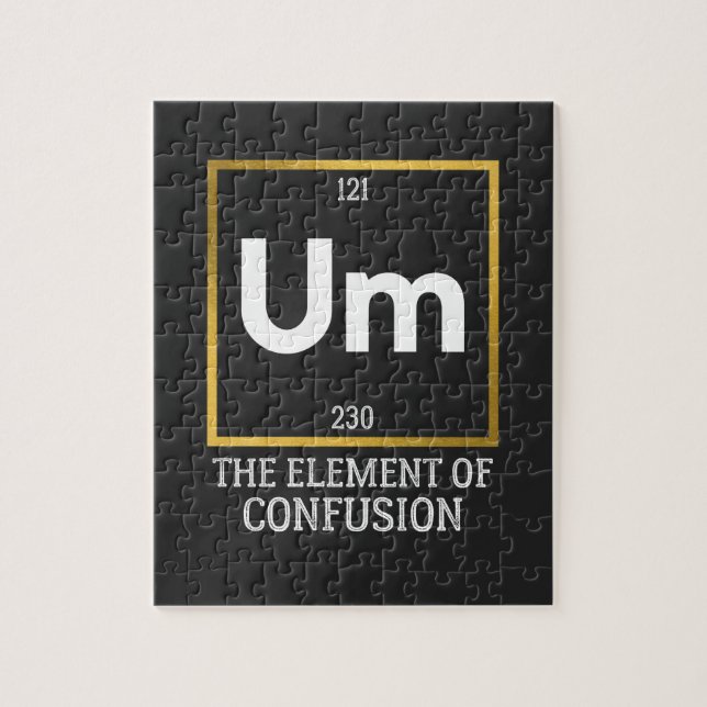 Um The Element of Confusion T-Shirt Jigsaw Puzzle (Vertical)