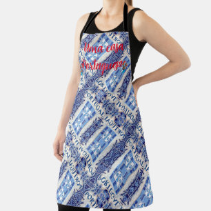 Uma casa Portuguesa All-Over Print Apron