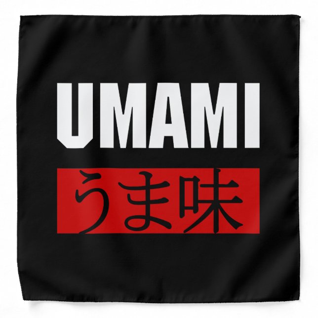 UMAMI うま味 BANDANA (Front)