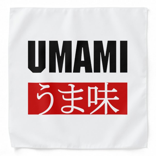 UMAMI うま味 BANDANA (Front)