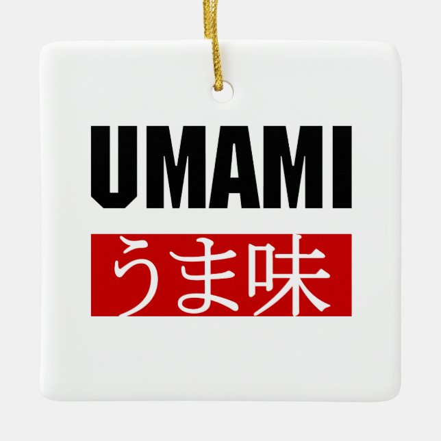 UMAMI うま味 CERAMIC ORNAMENT (Front)