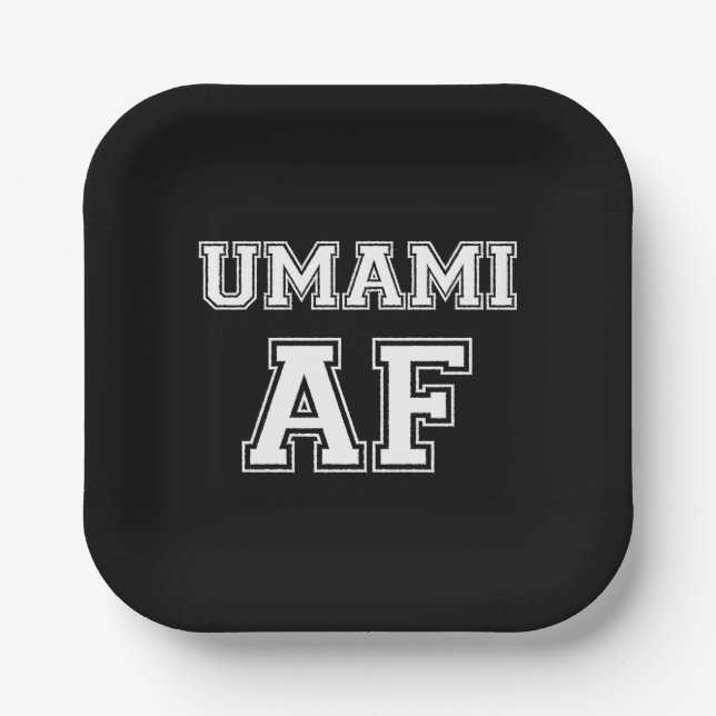 UMAMI AF PAPER PLATES (Front)