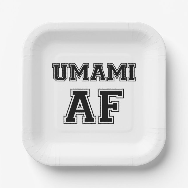 UMAMI AF PAPER PLATES (Front)