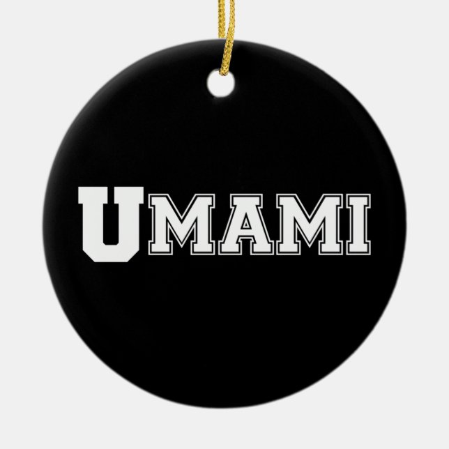 UMAMI COLLEGE CERAMIC ORNAMENT (Front)