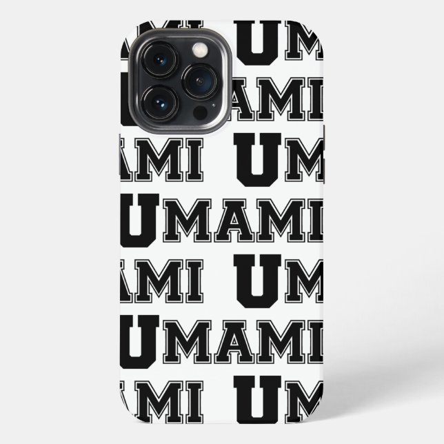UMAMI COLLEGE IPHONE CASE (Back)