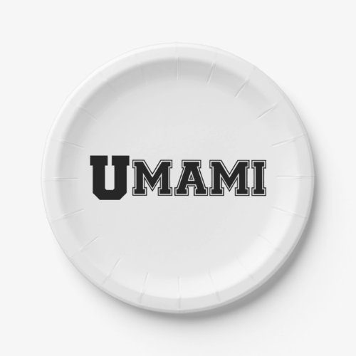 UMAMI COLLEGE PAPER PLATES