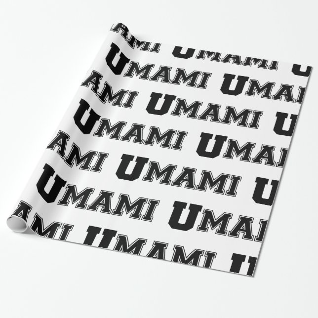 UMAMI COLLEGE WRAPPING PAPER (Unrolled)