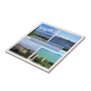 UMB002 LAKE TRASIMENO, Mosaic, Umbria, Ceramic Tile