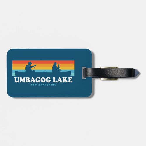 Umbagog Lake New Hampshire Canoe Luggage Tag