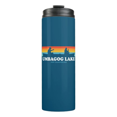 Umbagog Lake New Hampshire Canoe Thermal Tumbler