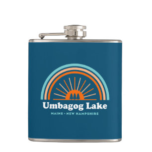 Umbagog Lake New Hampshire Maine Flask