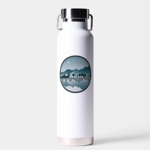 Umbagog Lake New Hampshire Reflection Water Bottle