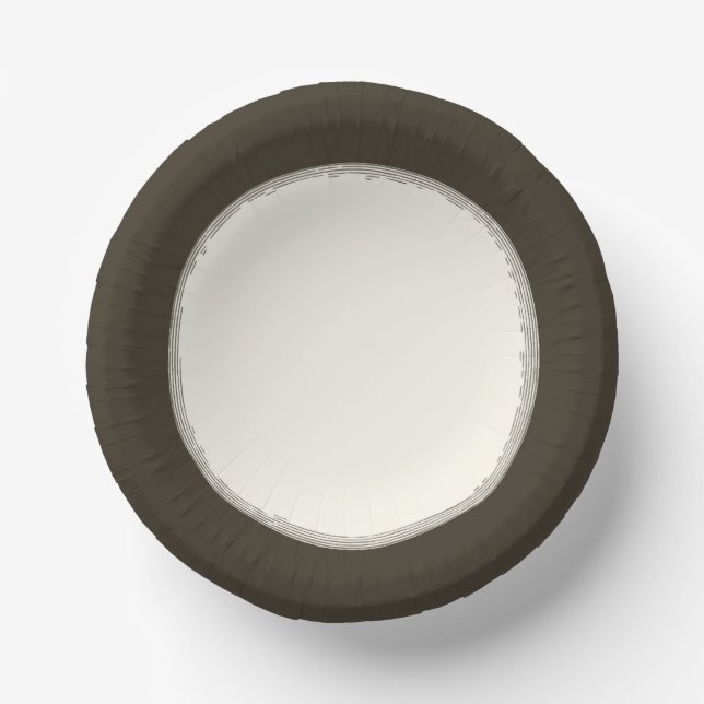 Umber Paper Bowls (Front)