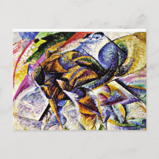 Umberto Boccioni - Dynamism of a Cyclist Postcard