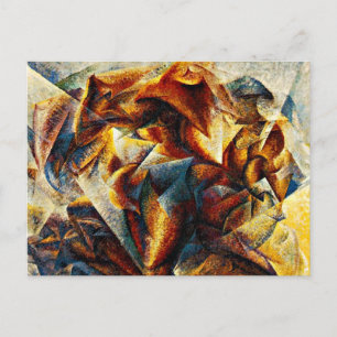 Umberto Boccioni - Dynamism of a Soccer Player Postcard