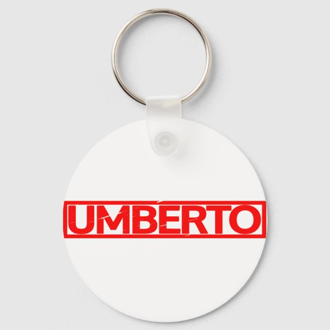 Umberto Stamp Keychain (Front)