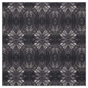 Umbral Black Abstract Watercolor Art Fabric