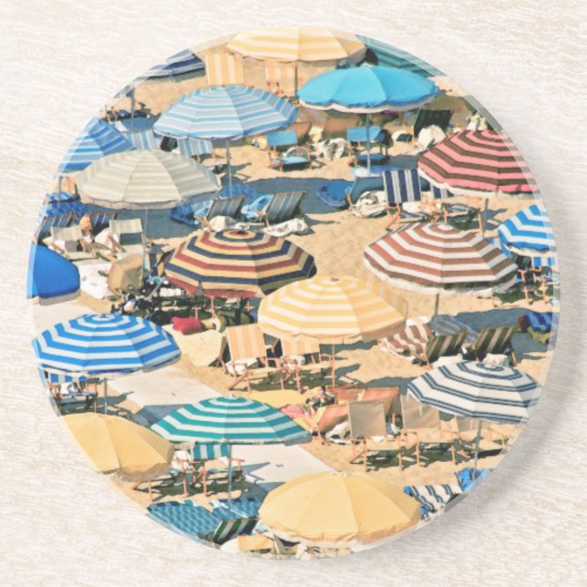 Umbrella 3 sandstone coaster (Front)