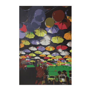 Umbrella Alley Acrylic Print