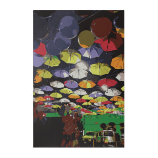 Umbrella Alley Acrylic Print