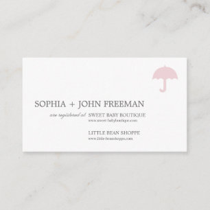 UMBRELLA BABY REGISTRY CARD