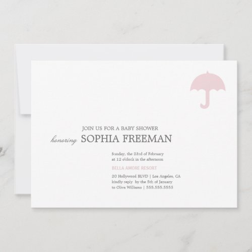 UMBRELLA | BABY SHOWER INVITATION