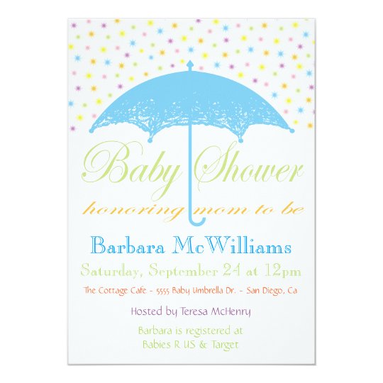 shower baby umbrella meaning Shower Baby  Umbrella Invitations  Zazzle.com