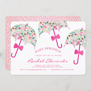 Umbrella Baby Sprinkle Invitation