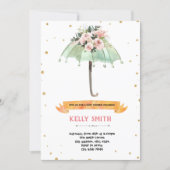 Umbrella baby sprinkle shower theme invitation | Zazzle