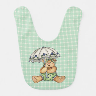 Umbrella Bear Bib