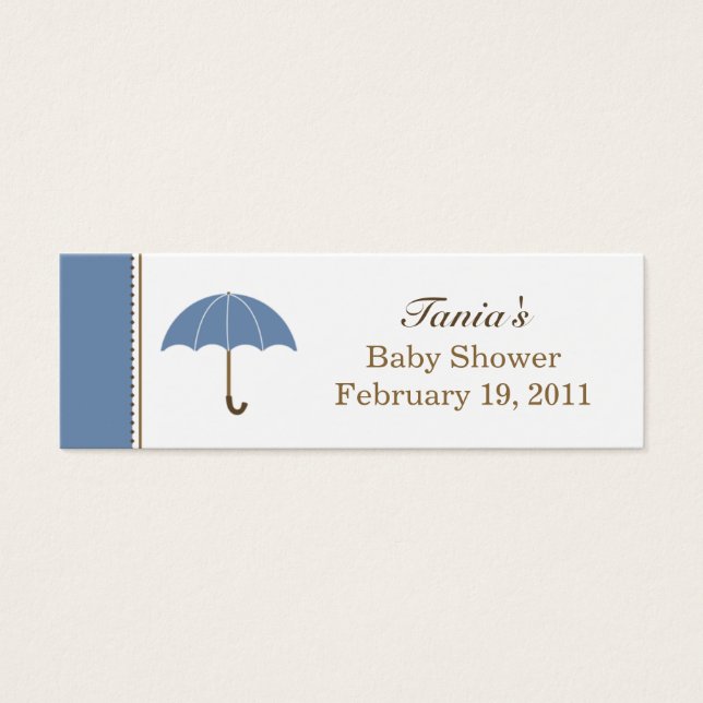 Umbrella Blue Small Tag (Front)