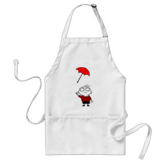 Umbrella Boy Adult Apron