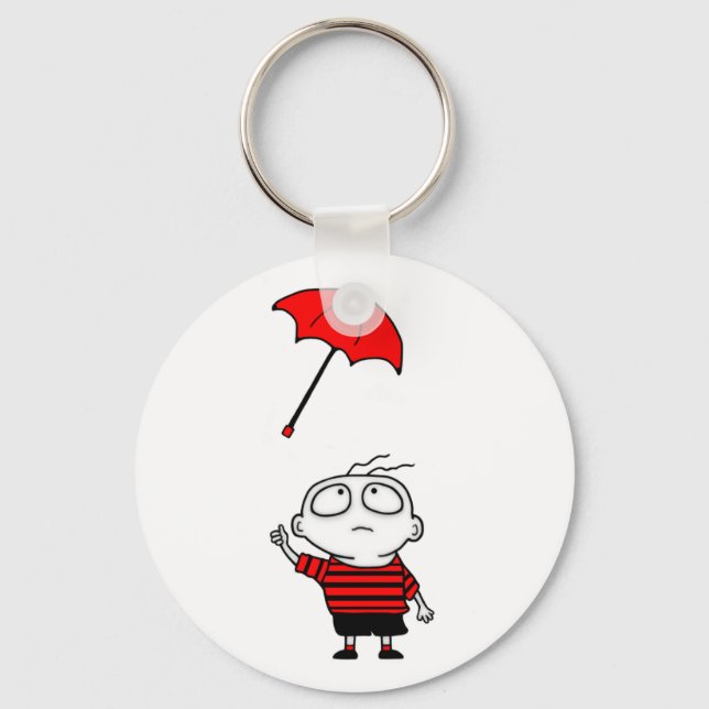 Umbrella Boy Keychain (Front)