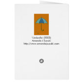 Umbrella Card (Back)