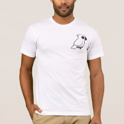 Umbrella Cockatoo (flat) Men's Basic American Apparel T-Shirt
