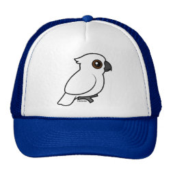 Umbrella Cockatoo (flat) Trucker Hat